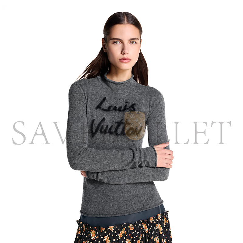 l0vis Vvtt0n brushed signature pullover 1ahzcw